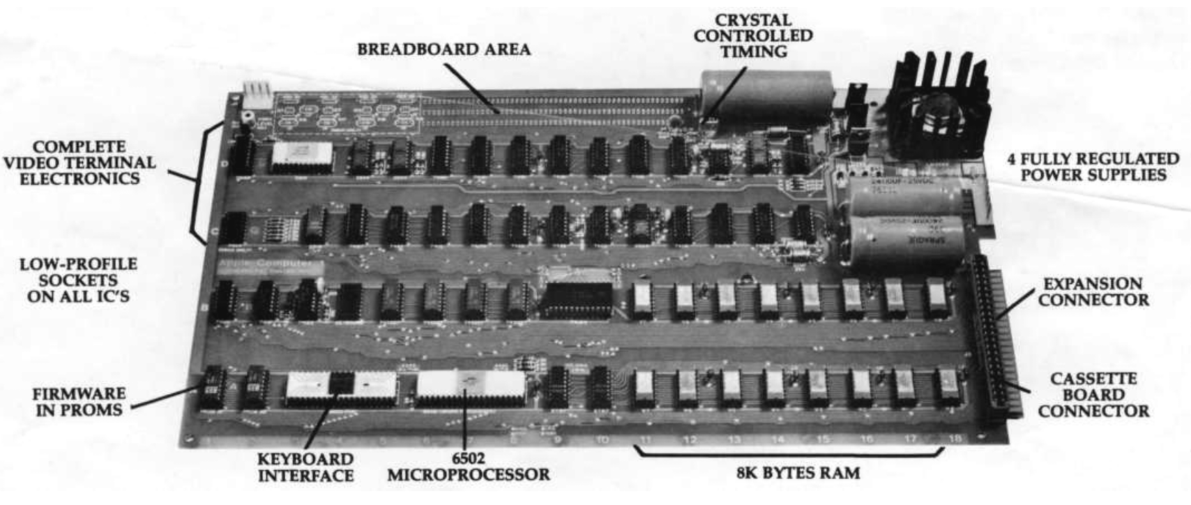 The Apple-1 Computer main board