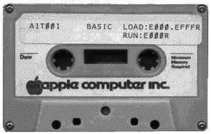 Cassette with Apple BASIC