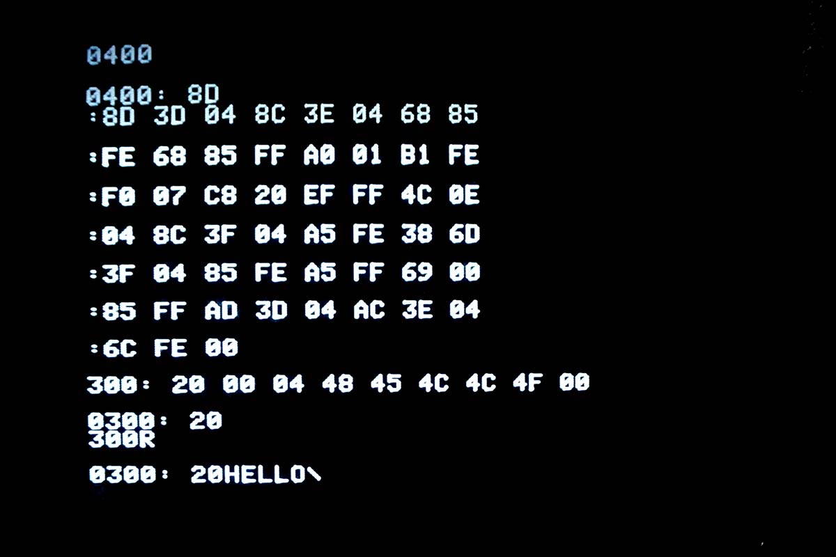 Screenshot of Stringout, original version