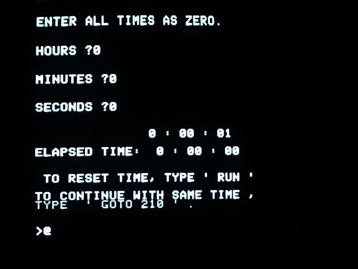 Screenshot of Stopwatch