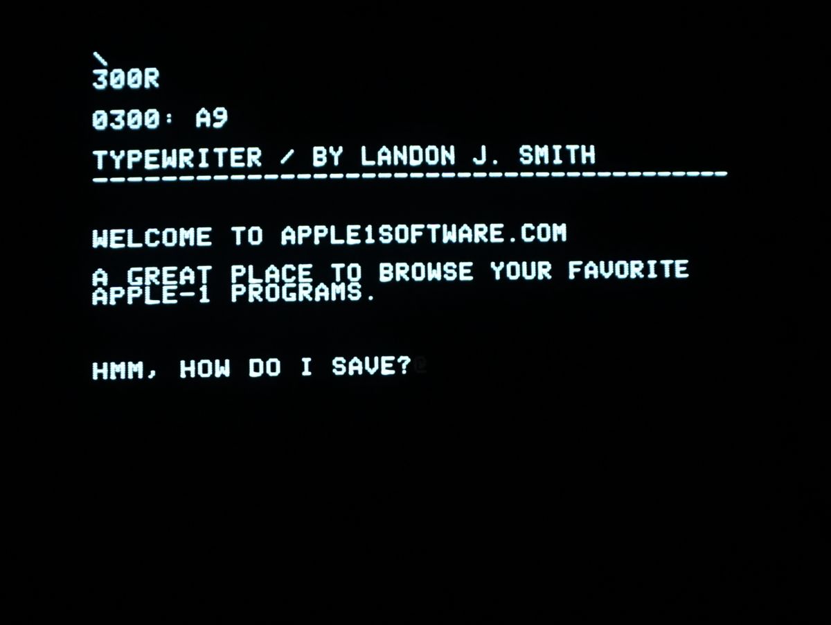 Screenshot of TypeWriter